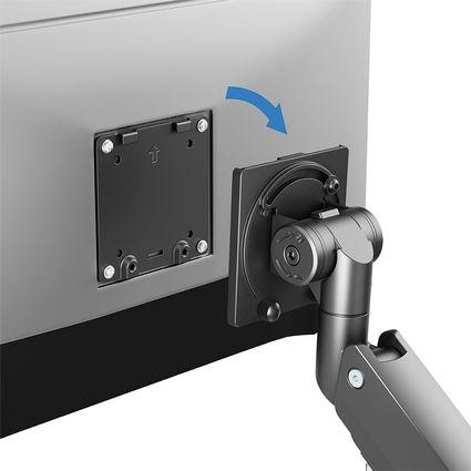 Suporte de Monitor LOGILINK BP0202 (17-57" - 22-27 kg - Grampo de secretária - Preto)