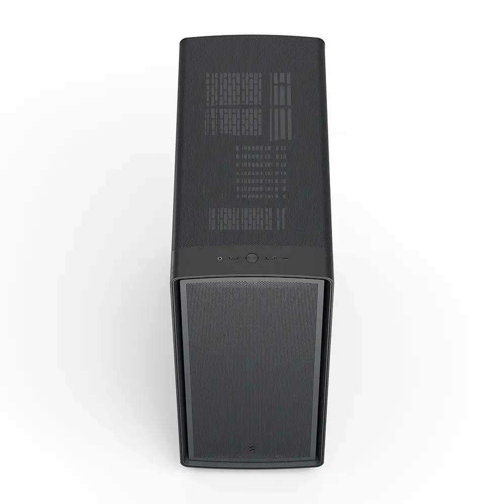 Caixa PC FRACTAL DESIGN Summit Blackout TG Light Tint (Midi Tower - Aço - 17,3 cm - Preto) — miniatura 4