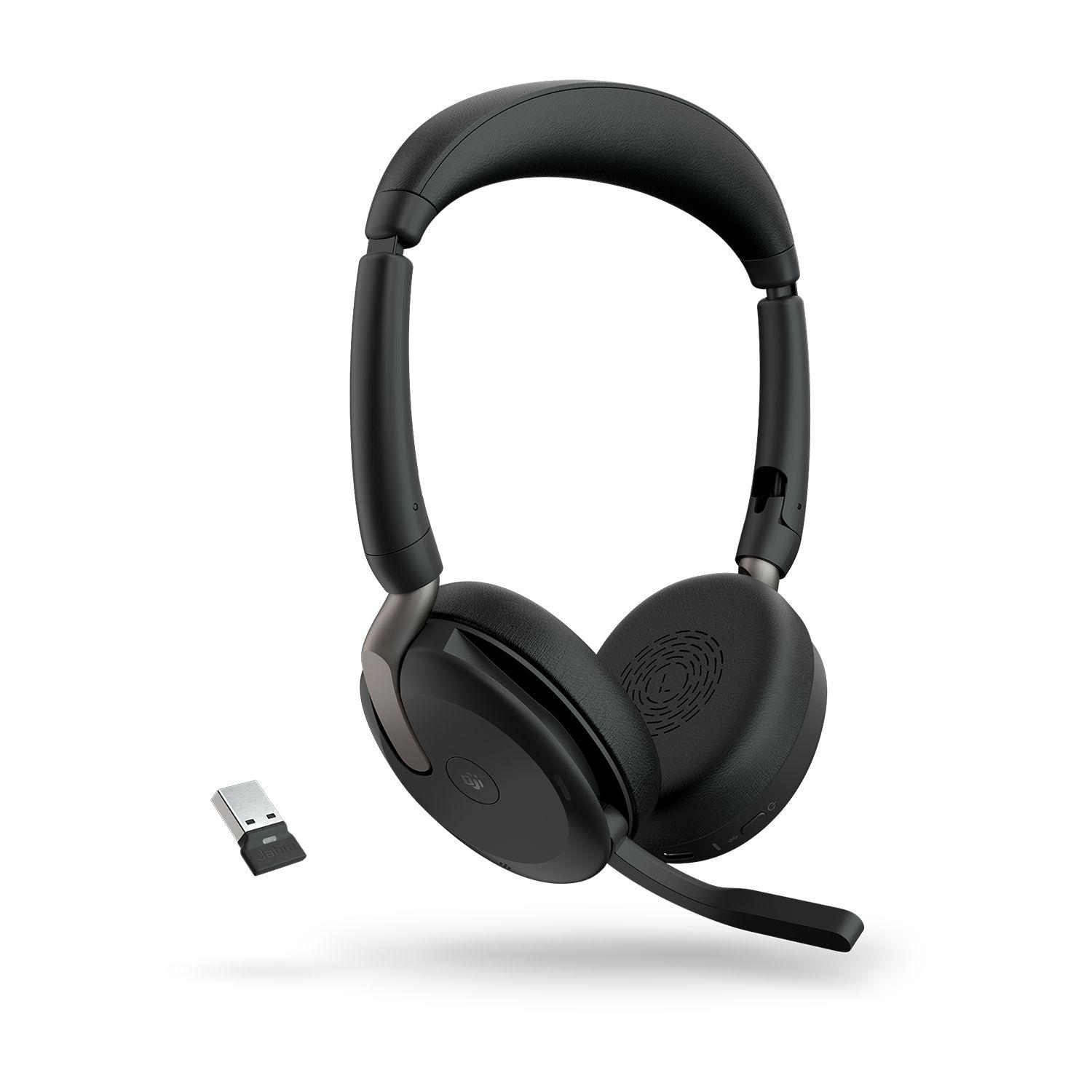 Headset JABRA Evolve2 65 Flex Duo (Binaural - Sem fios - 2,8 cm - Preto) — miniatura 4