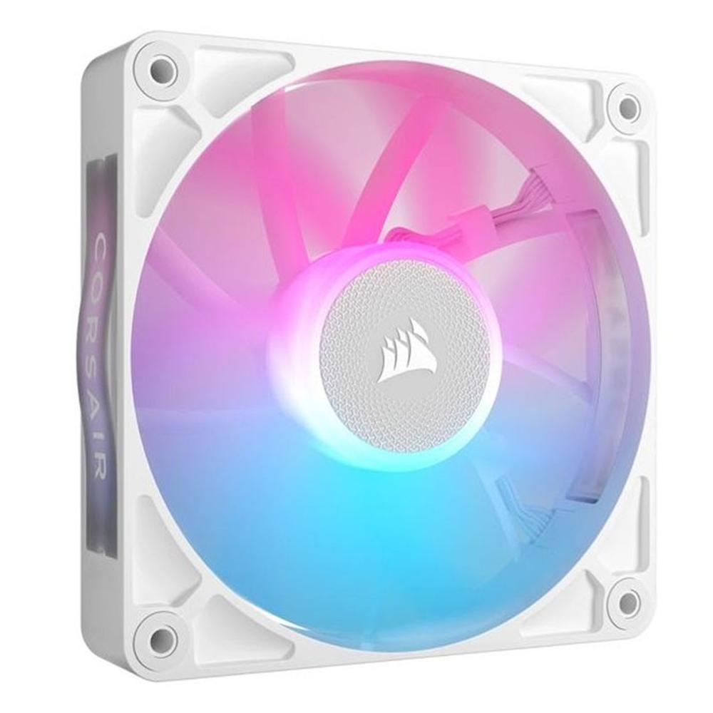 Ventoinha para Caixa de Computador CORSAIR iCUE LINK RX120 RGB (RGB multicolorida - Branco)
