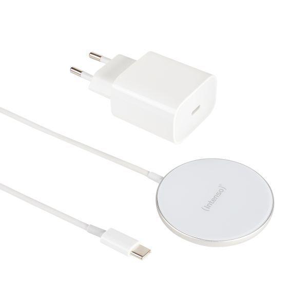 Carregador Wireless INTENSO Magnetic Wireless Charger MW1 (15 W - Smartphone - Branco), miniatura 5