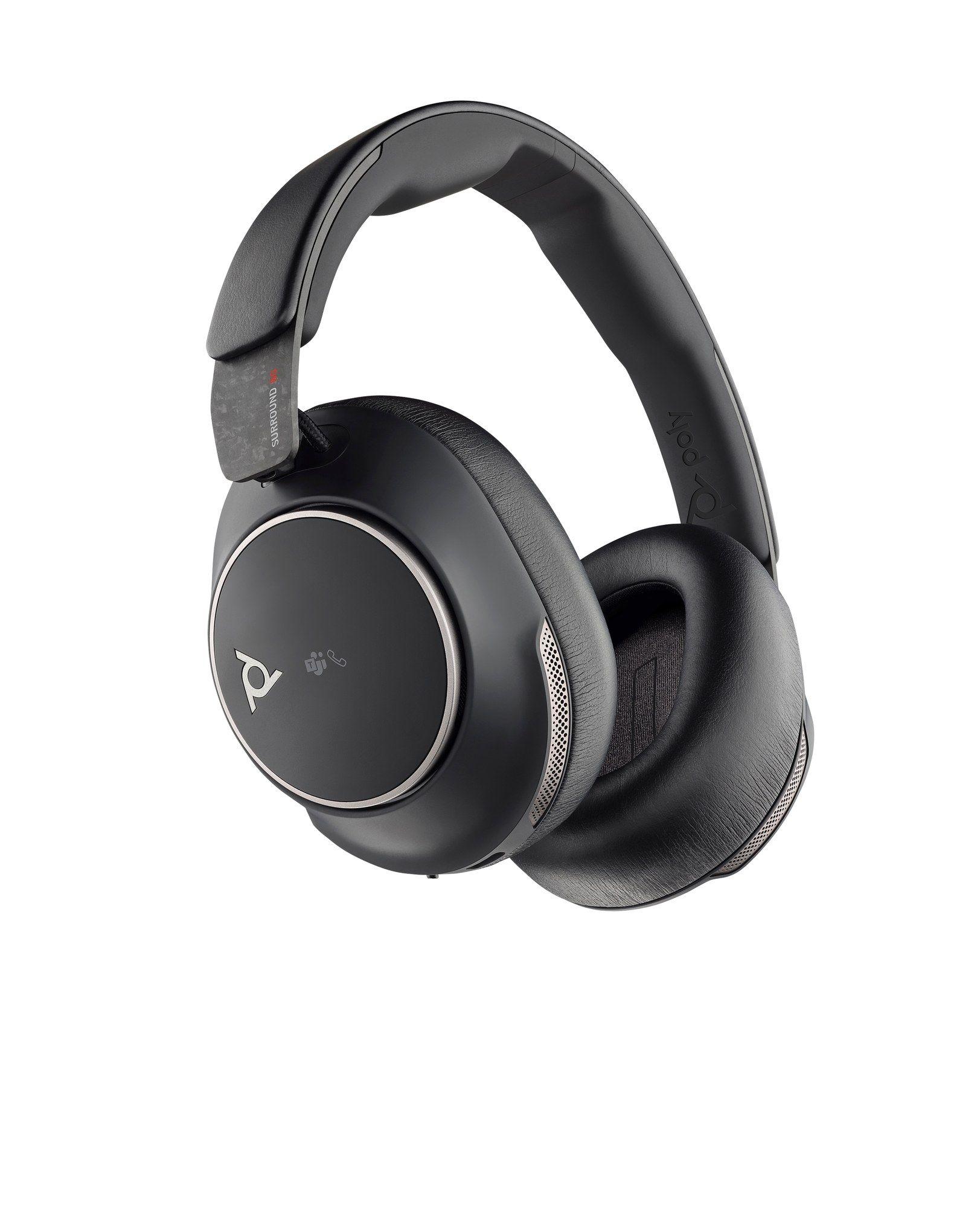 Headset HP POLY Voyager Surround 80 UC (Binaural - Sem fios - Supra-aural - Preto) — miniatura 2