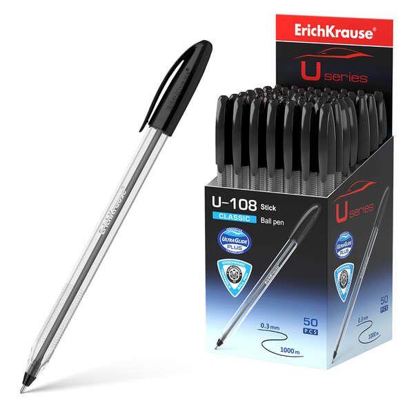 Esferográfica ERICHKRAUSE U-108 (Preto)