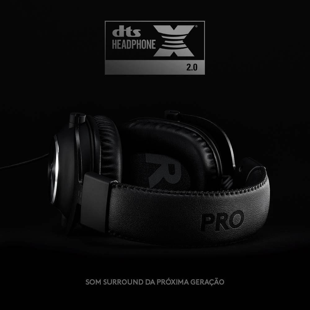 Headset Gaming LOGITECH G PRO X (Binaural - Com fios - Circum-aural - Preto) — miniatura 3