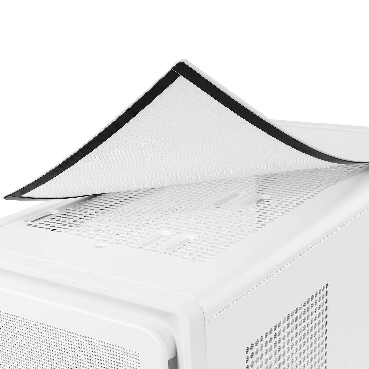 Caixa PC NOX Hummer Hyperflow Aero ARGB (ATX, ITX, micro ATX - Midi Tower - 17,4 cm - Branco) — miniatura 5