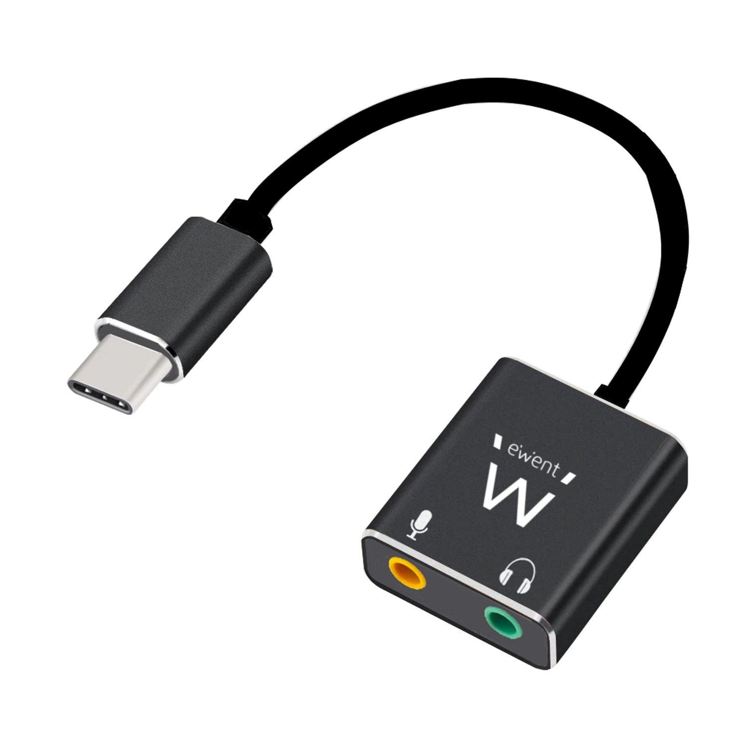 Cabo Adaptador de Áudio EWENT EC1645 (USB)