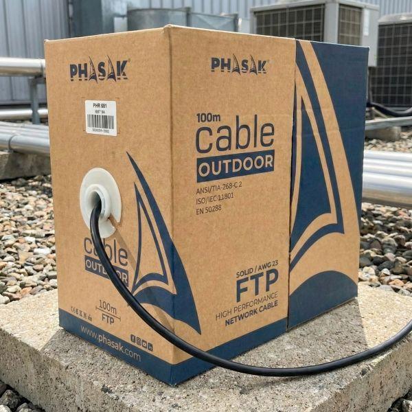Bobina de Cabo de Rede FTP PHASAK PHR 681 (100 m - Cat6A - Cinza) — miniatura 2