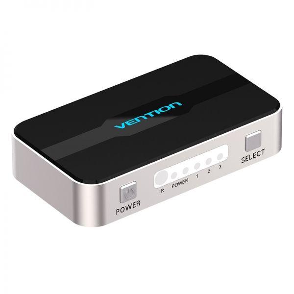 Duplicador HDMI VENTION AFFH0 para 3 Fontes (30 Hz - Cinzento)
