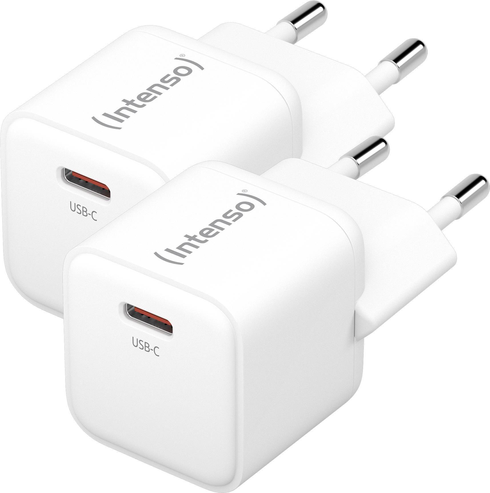 Carregador de Parede INTENSO Power Adapter W30C (Tipo C - Branco)
