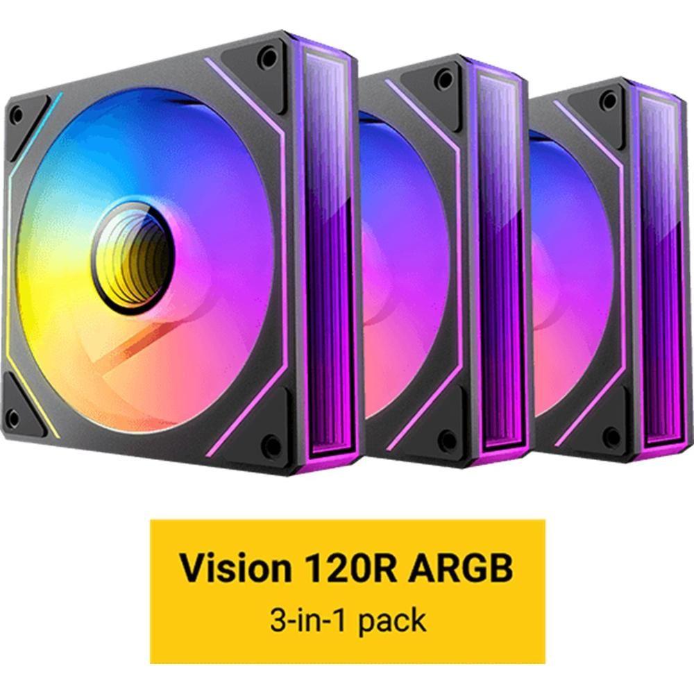 Ventoinhas ANTEC Vision 120R ARGB (ARGB - Preto)