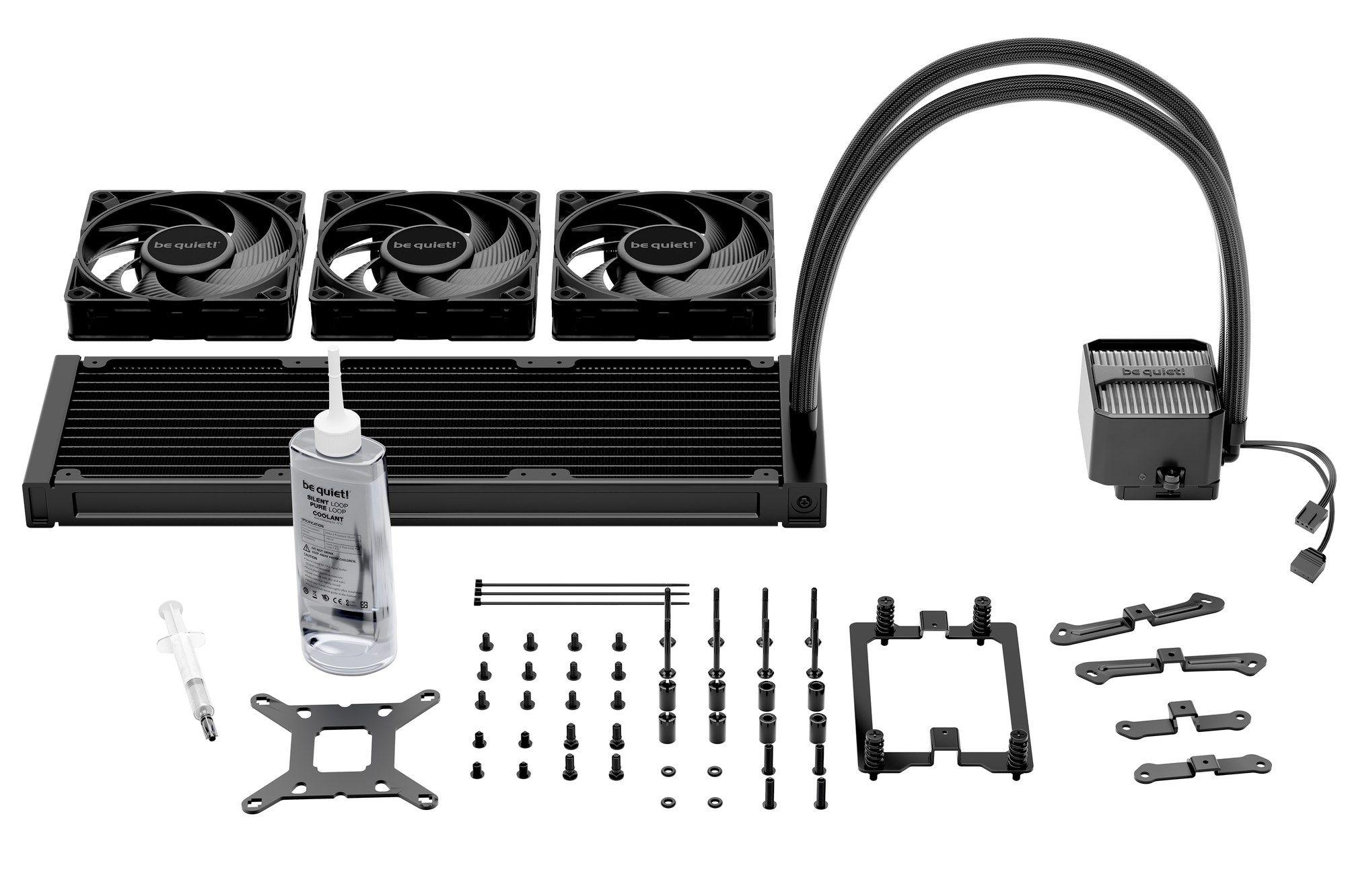 Refrigeração Líquida CPU BE QUIET! Silent Loop 3 360mm (120 mm - 2500 RPM - Multi - Preto) — miniatura 7