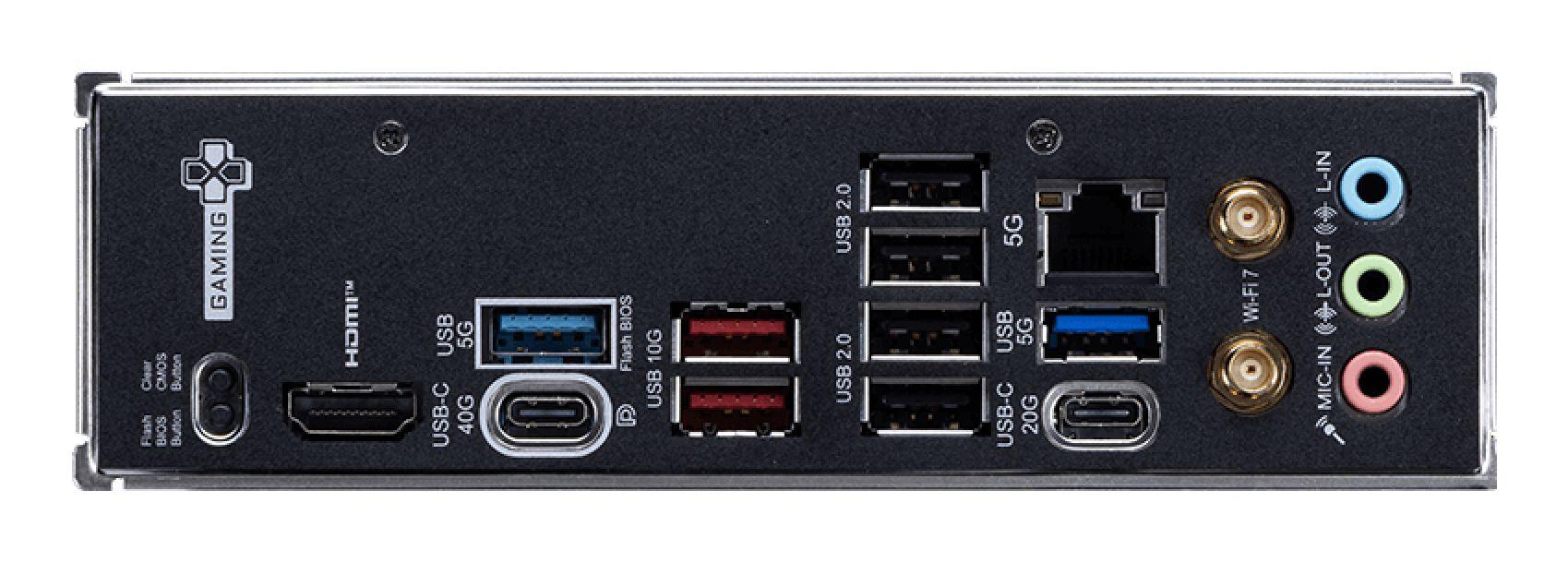 Motherboard MSI MPG X870E GAMING PLUS WIFI (AM5 - ATX - Duplo canal - Preto), miniatura 5