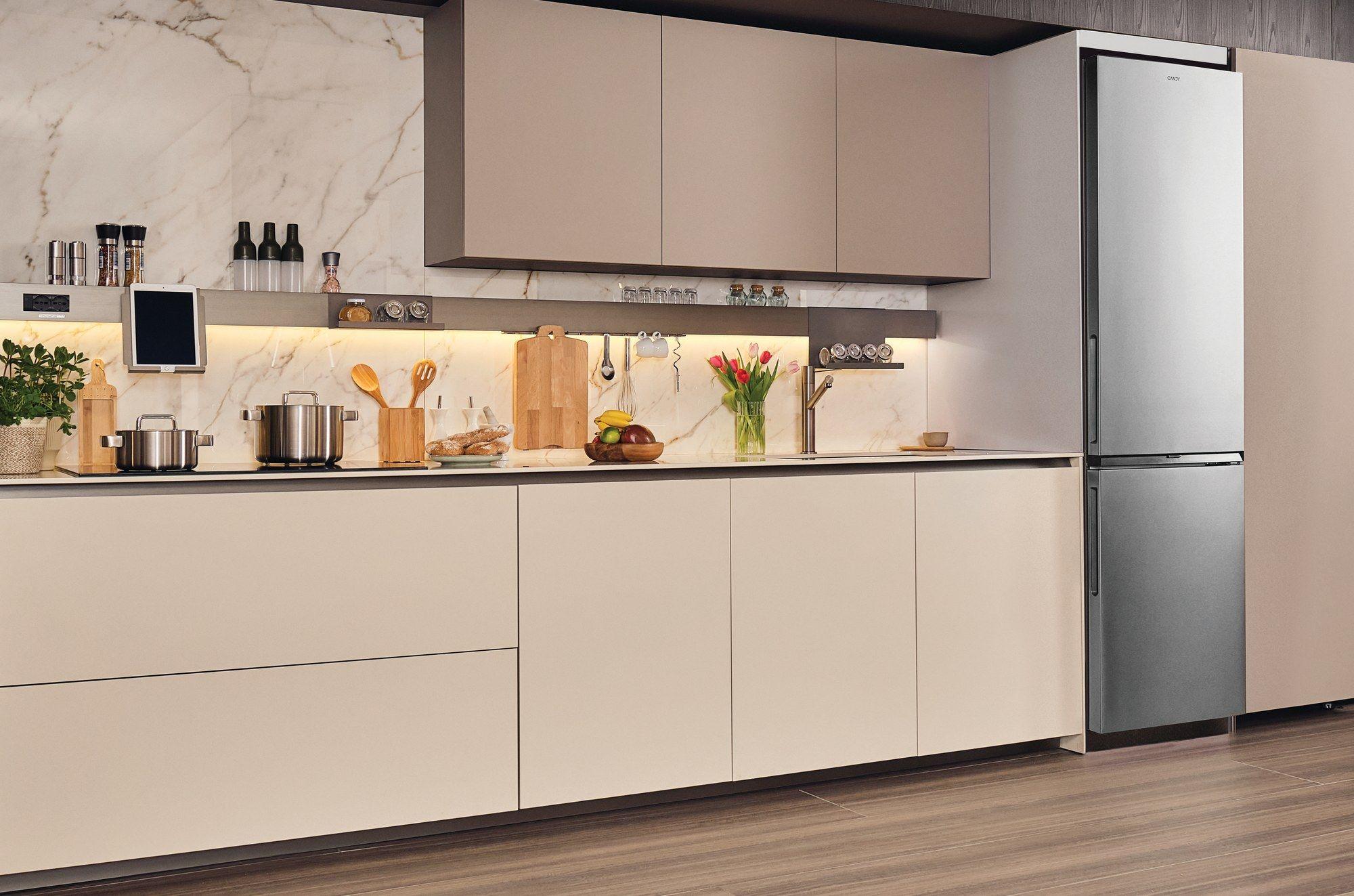 Frigorífico Combinado Independente CANDY CNCQ2T620AX (409 l - 205x59,5x66,7 cm - 205 cm - Inox) — miniatura 16