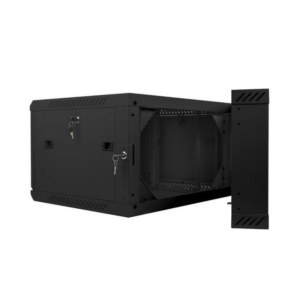 Armário Rack de Parede LANBERG WF02-6606-10B (19" - 6U - 600 x 600 mm - Preto) — miniatura 4
