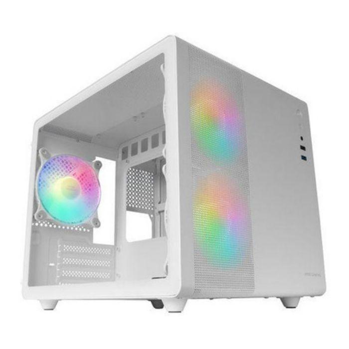 Caixa PC MARS GAMING MC400W (micro ATX, Mini-ITX - Mini Tower - Micro-ATX, Mini-ITX - Branco) — miniatura 3