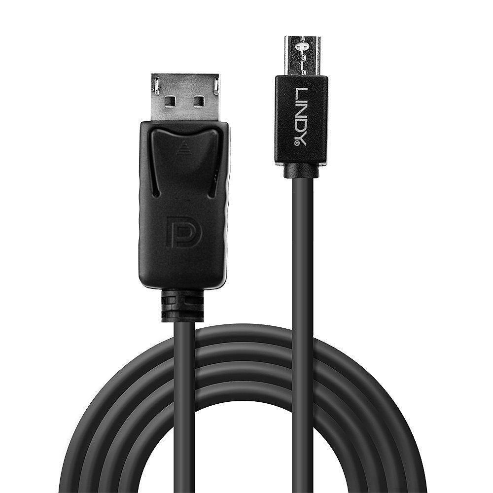 Cabo Mini DisplayPort para DisplayPort LINDY 41647 (3 m - Mini DisplayPort - Preto) — miniatura 2