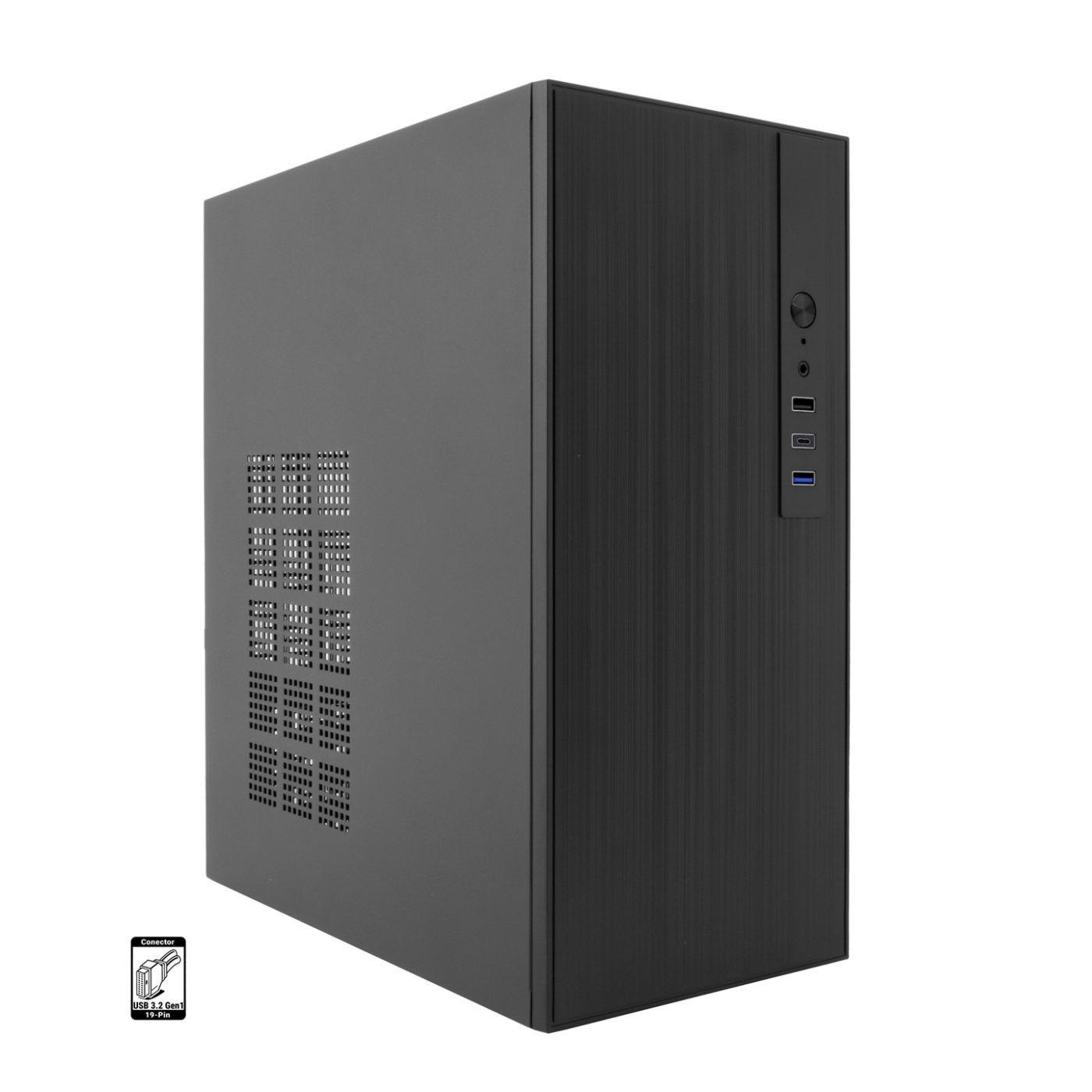 Caixa de Computador COOLBOX M460 (Micro ATX - Preto)