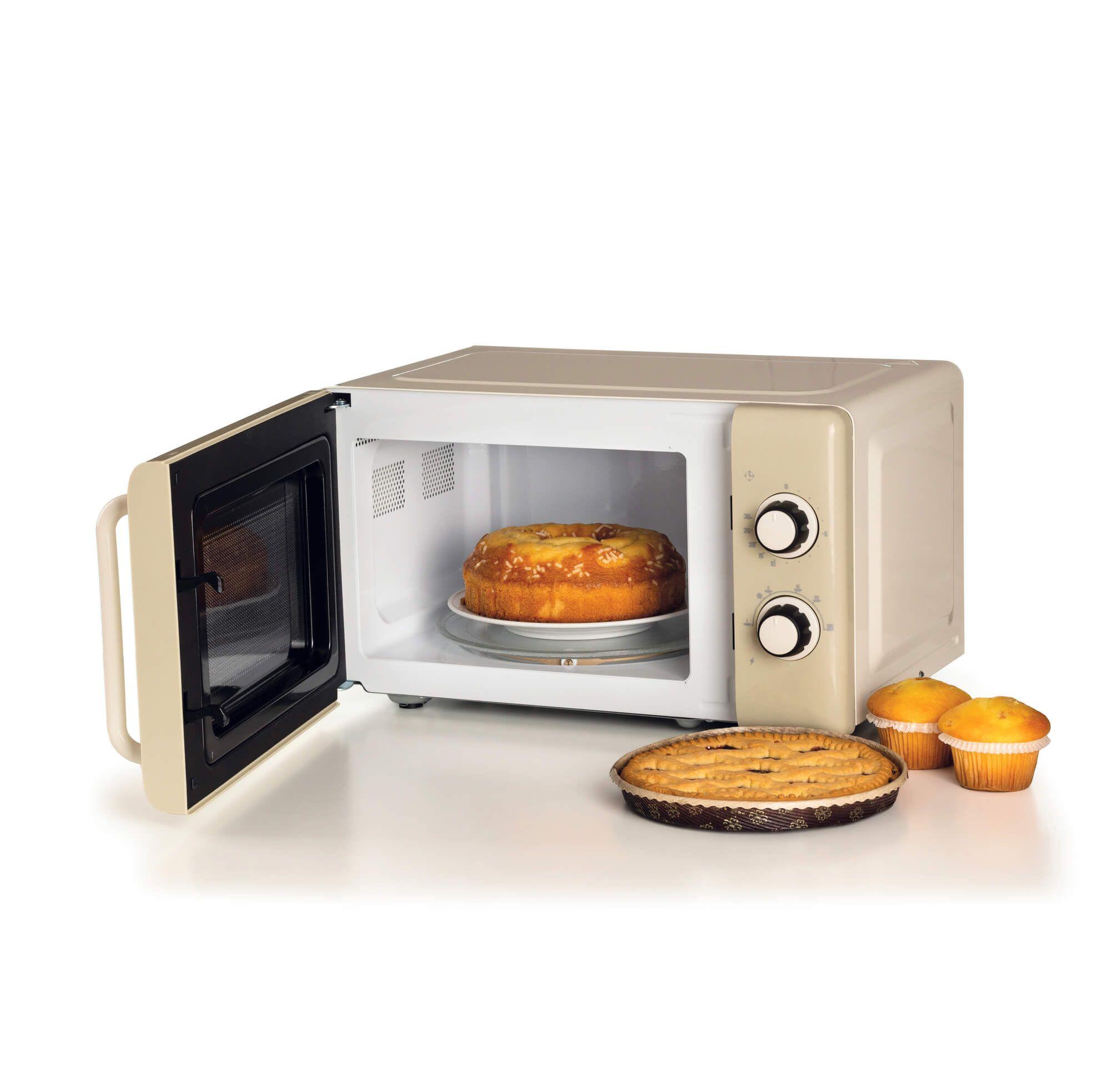 Micro-ondas Independente ARIETE Vintage Line 3960/03 (800 W - 20 l - Rotativo - Bege) — miniatura 2