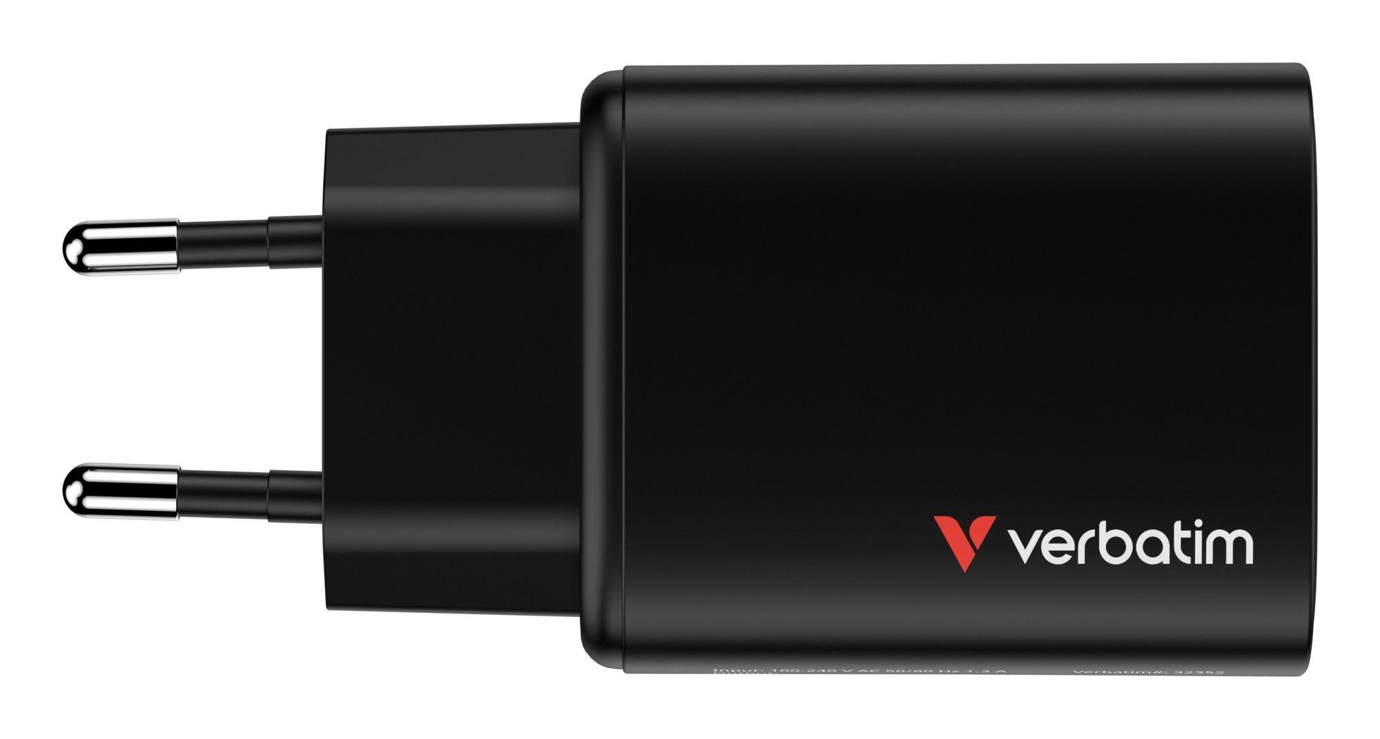 Carregador de Parede VERBATIM GaN III Essentials 32352 (Universal - Tipo C - Preto) — miniatura 5