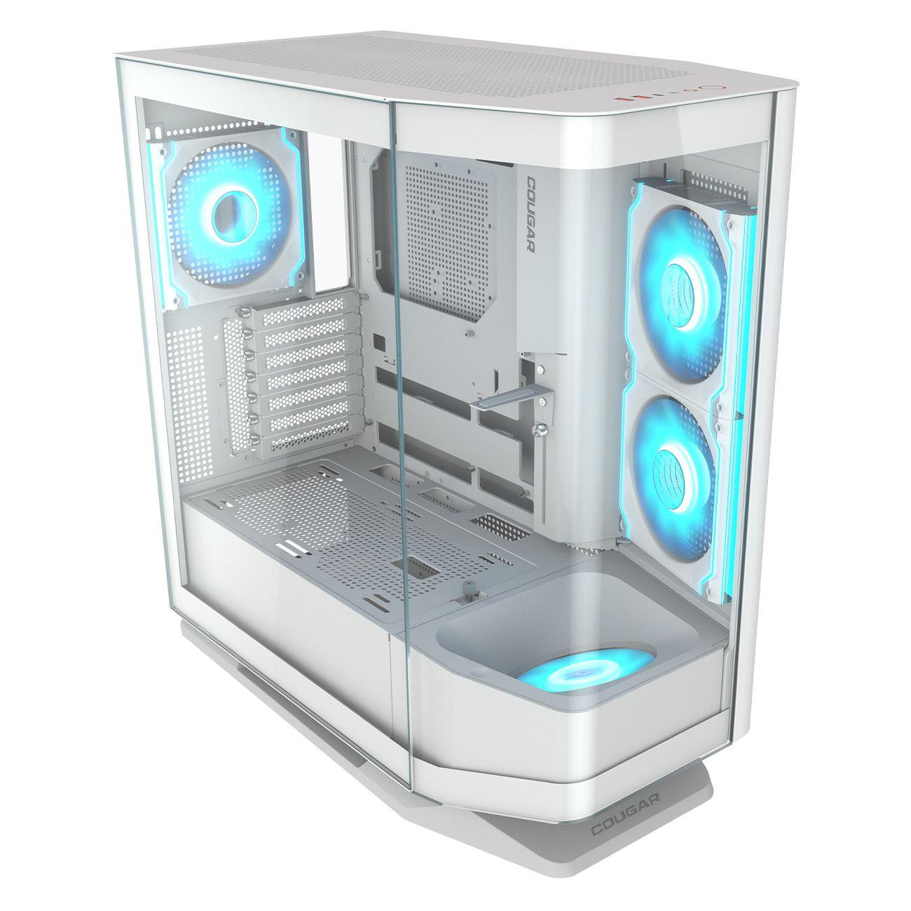 Caixa de Computador COUGAR FV270 ARGB (Midi Tower - 18 cm - 45 cm - Branco)