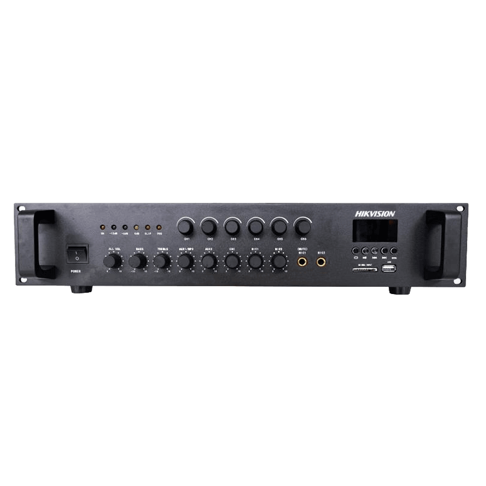 Amplificador Analógico HIKVISION DS-QAE0A240G1-VB6 (240 W - Bluetooth - Preto)