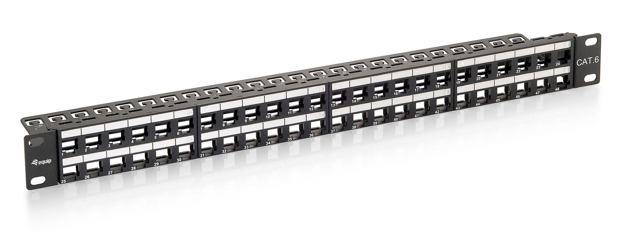Painel de Patch EQUIP 769248 (Montagem em rack - Preto)