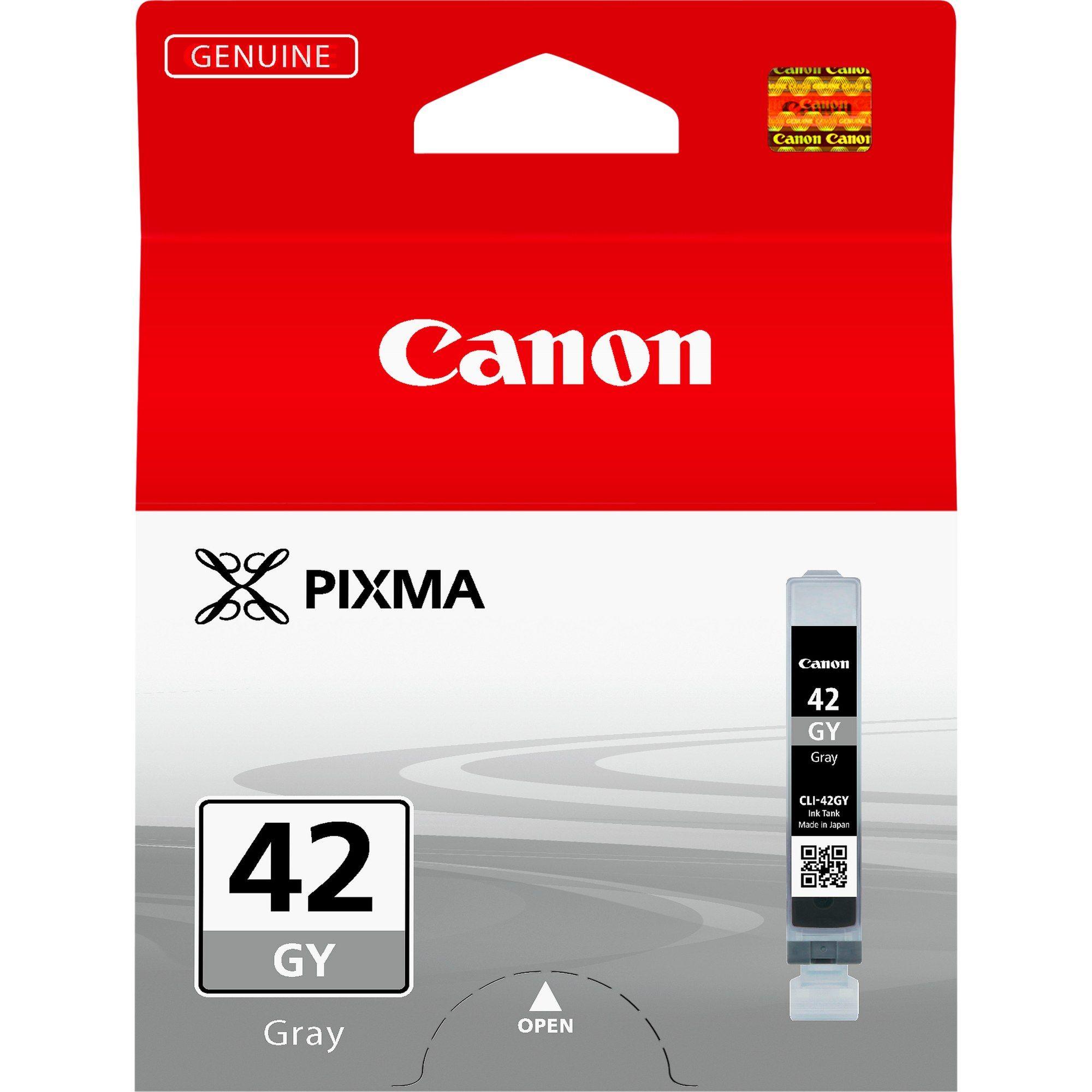 Tinteiro CANON CLI-42GY 6390B001 (492 páginas - Cinzento)