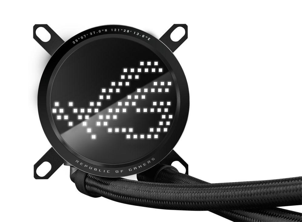 Sistema de Refrigeração Líquida para CPU ASUS ROG Ryuo III 240 ARGB (120 mm - 2200 RPM - Azul, Verde, Vermelho - Preto) — miniatura 2