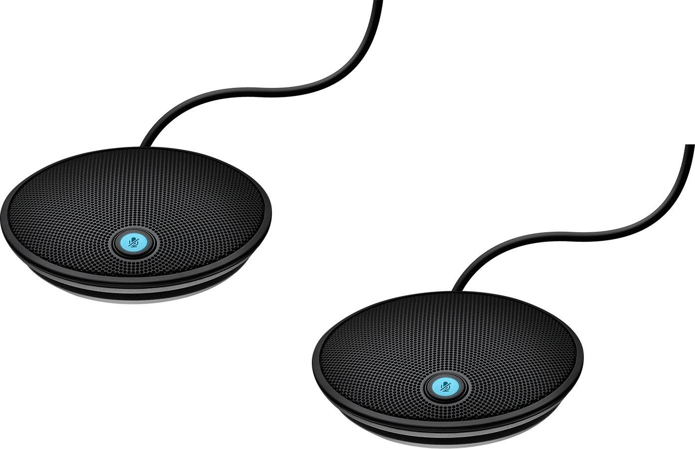 Microfone de Expansão LOGITECH Group (Microfone de mesa - Sem fios - Bluetooth/3.5 mm - Preto)