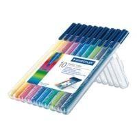Marcadores de Feltro STAEDTLER Triplus Color 323 SB10 (Polipropileno - Multicor)