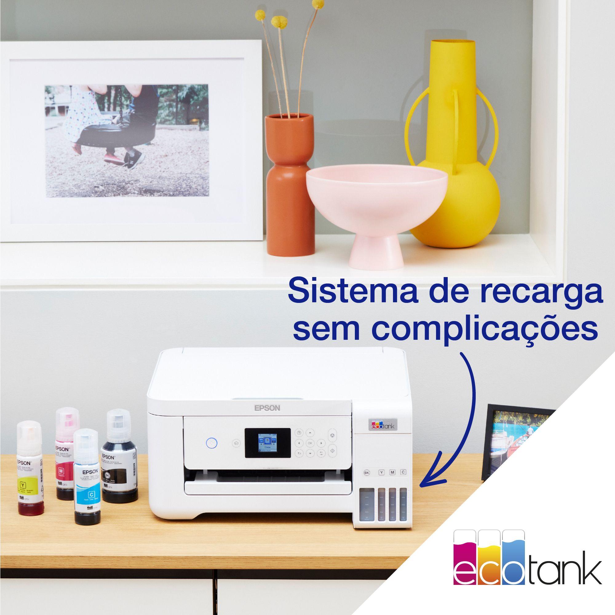 Impressora Multifunções EPSON EcoTank ET-2856 (A4 - Impressão a cores - 100 folhas - Branco), miniatura 13