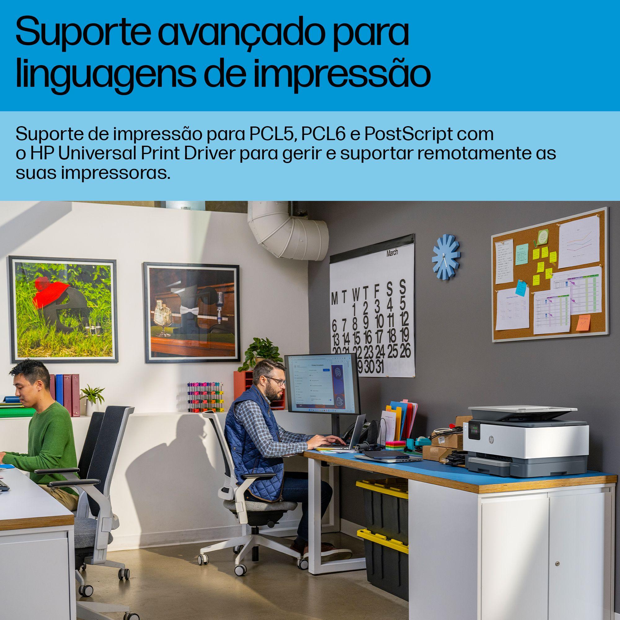 Impressora Multifunções HP OfficeJet Pro 9120b (A4 - Impressão a cores - 250 folhas - Cinzento) 4V2N0B — miniatura 9
