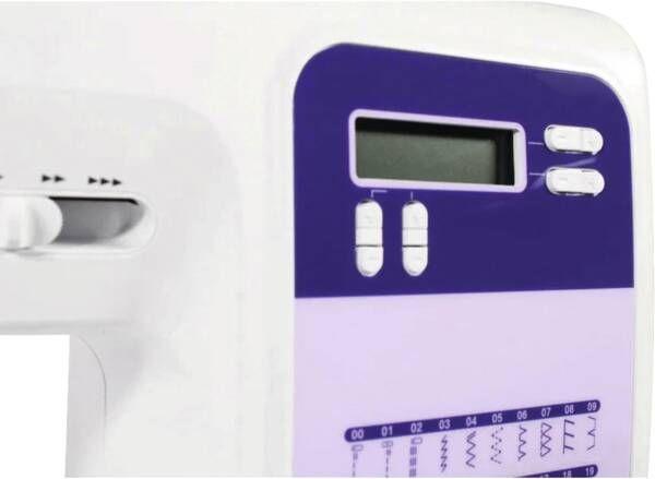 Máquina de Costura Automática BROTHER FS70WTX (Altura 31 cm - Branco e Roxo), miniatura 2