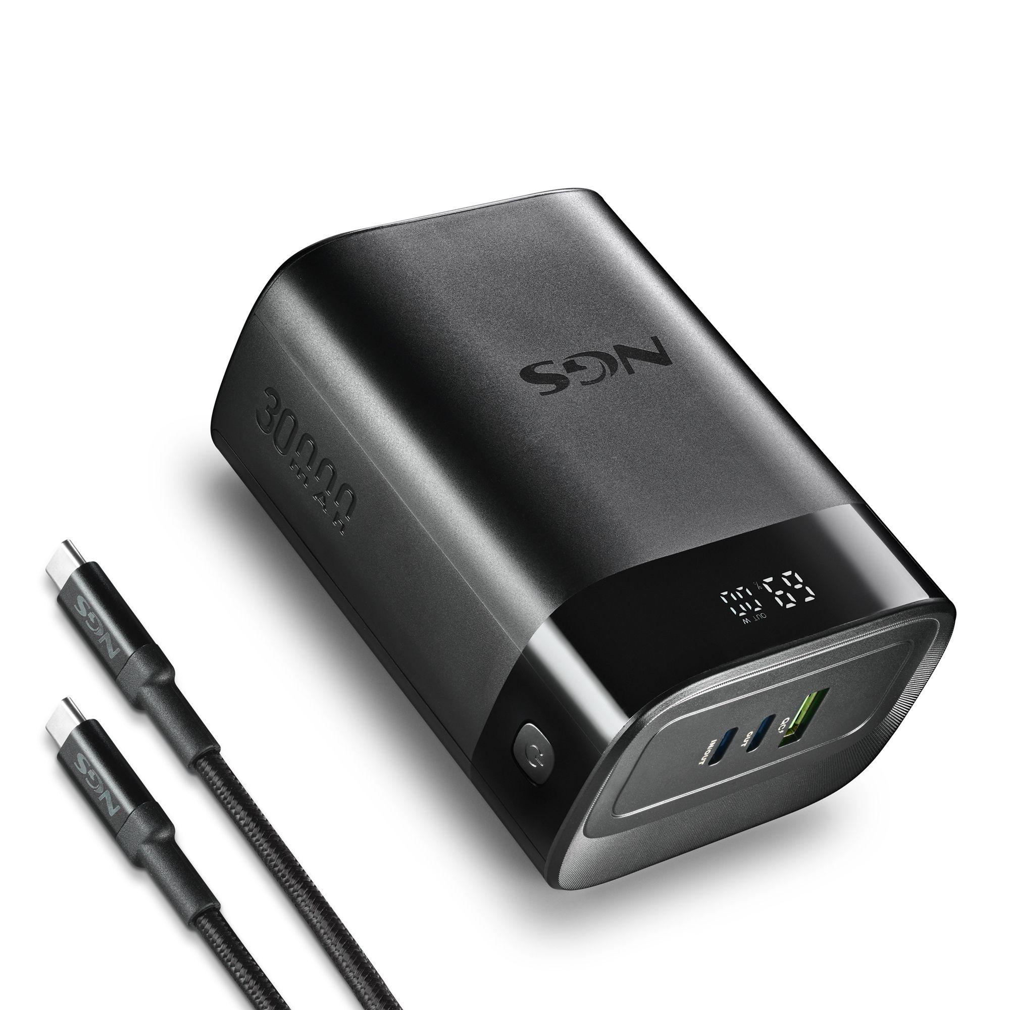 Bateria Externa NGS TWIX30 (30000 mAh - 111 Wh - USB Type-C - Preto) — miniatura 3