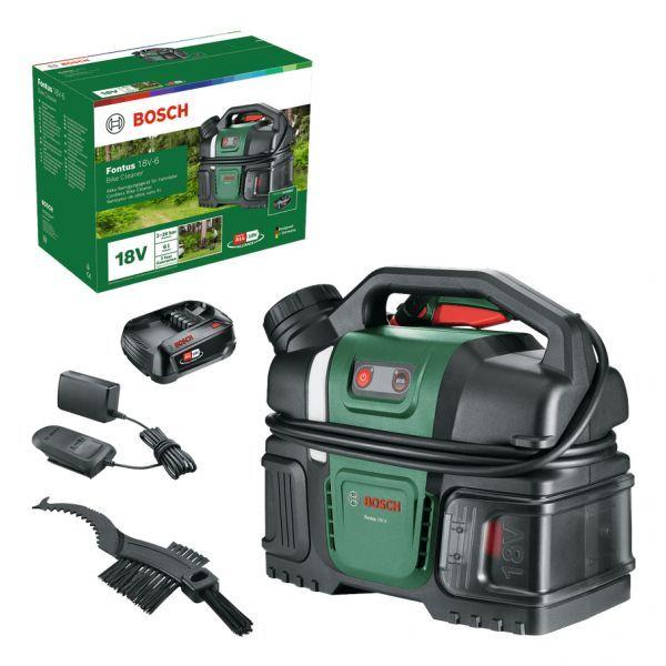 Máquina de Limpeza de Alta Pressão BOSCH Fontus 18V-6 Solo (Verde e Preto), miniatura 2
