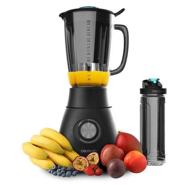 Liquidificadora CECOTEC Power Black Titanium 1800 Go (Batidora de vaso - 1800 W - 22000 RPM - Preto)
