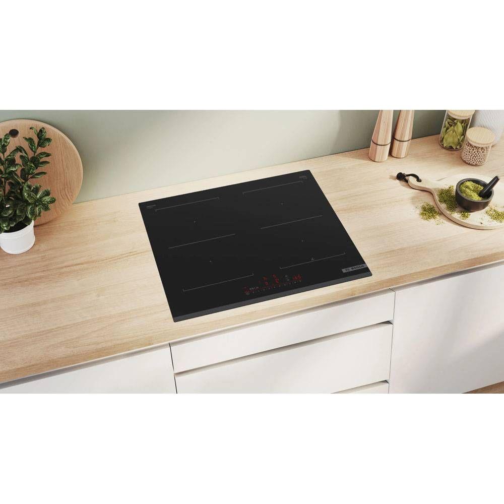 Placa de Indução Encastre BOSCH PVQ631HC1E (Largura 59 cm - 4 zonas - 7400 W - Preto), miniatura 4