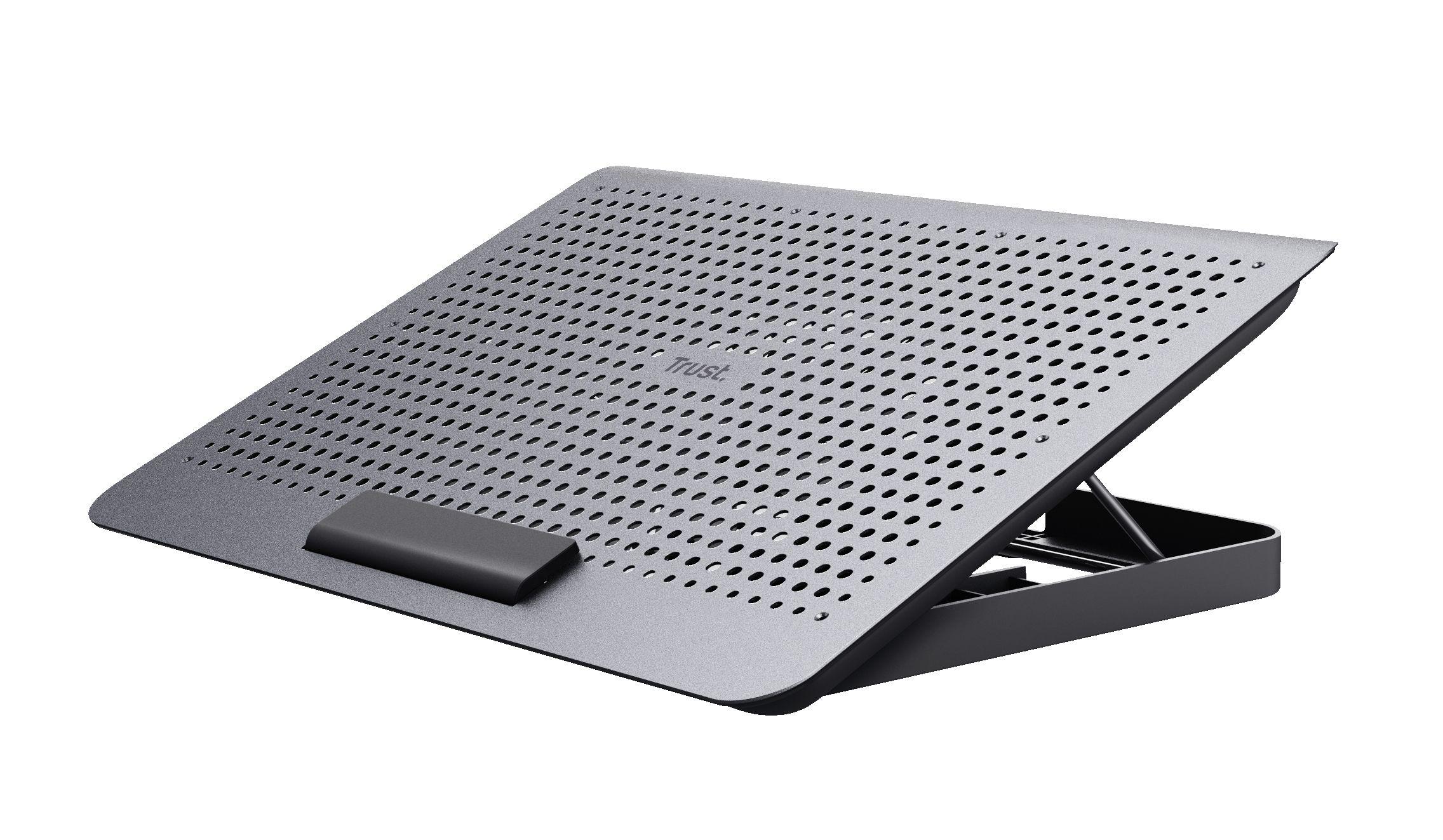 Base de Refrigeração TRUST Exto (16" - Ventoinha 18 cm - Cinzento)