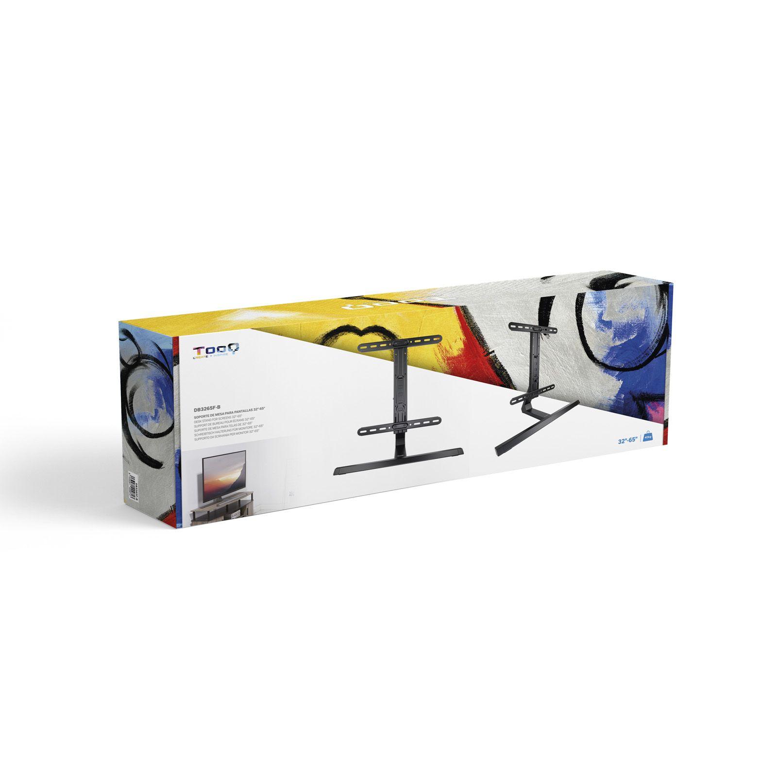 Suporte de Mesa para TV TOOQ DB3265F-B (32"-65" - Até 40 kg - Preto), miniatura 9