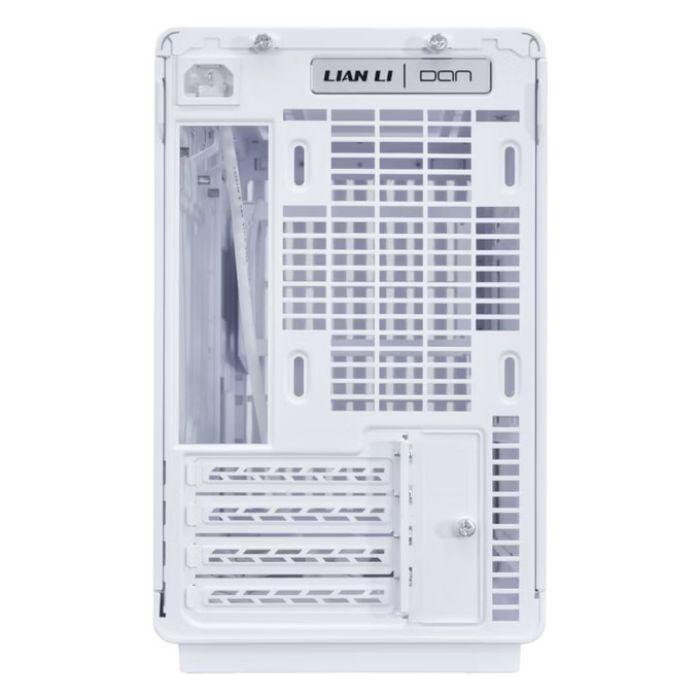 Caixa PC LIAN LI A3-MATX-WD-W (Micro ATX, Mini-ITX - ATX, SFX, SFX-L - 2,5" - Branco e Madeira) — miniatura 4