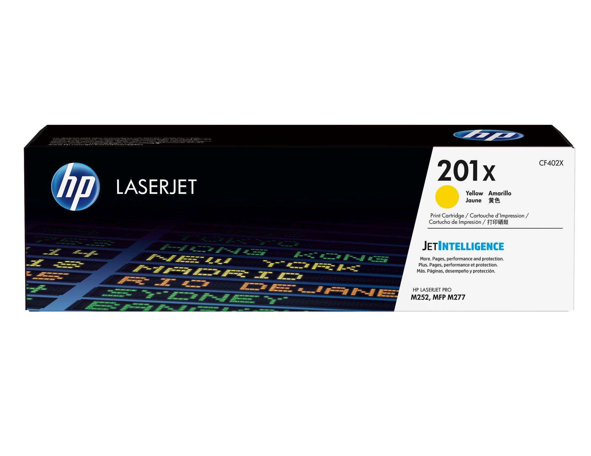 Toner HP 201X CF402X (2300 páginas - Amarelo)