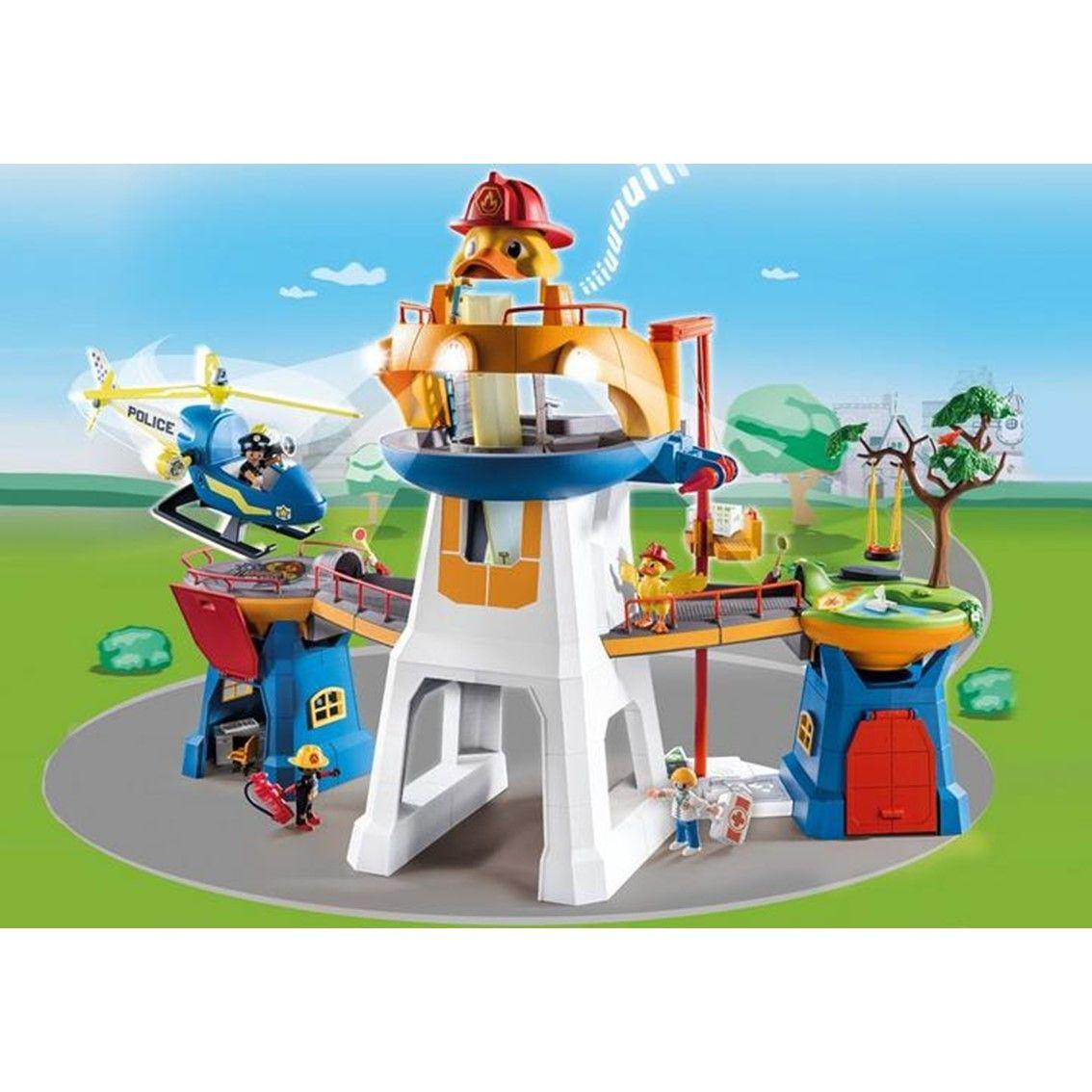 Quartel-General PLAYMOBIL Duck On Call 70910 (3 a 5 anos - Multicor)