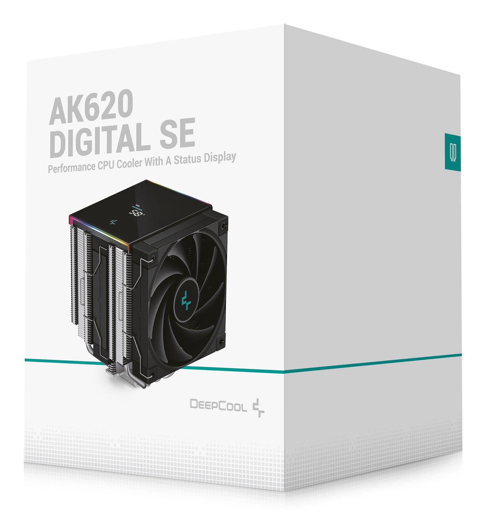 Cooler de CPU DEEPCOOL AK620 Digital SE (Alumínio - Preto e Branco) — miniatura 10