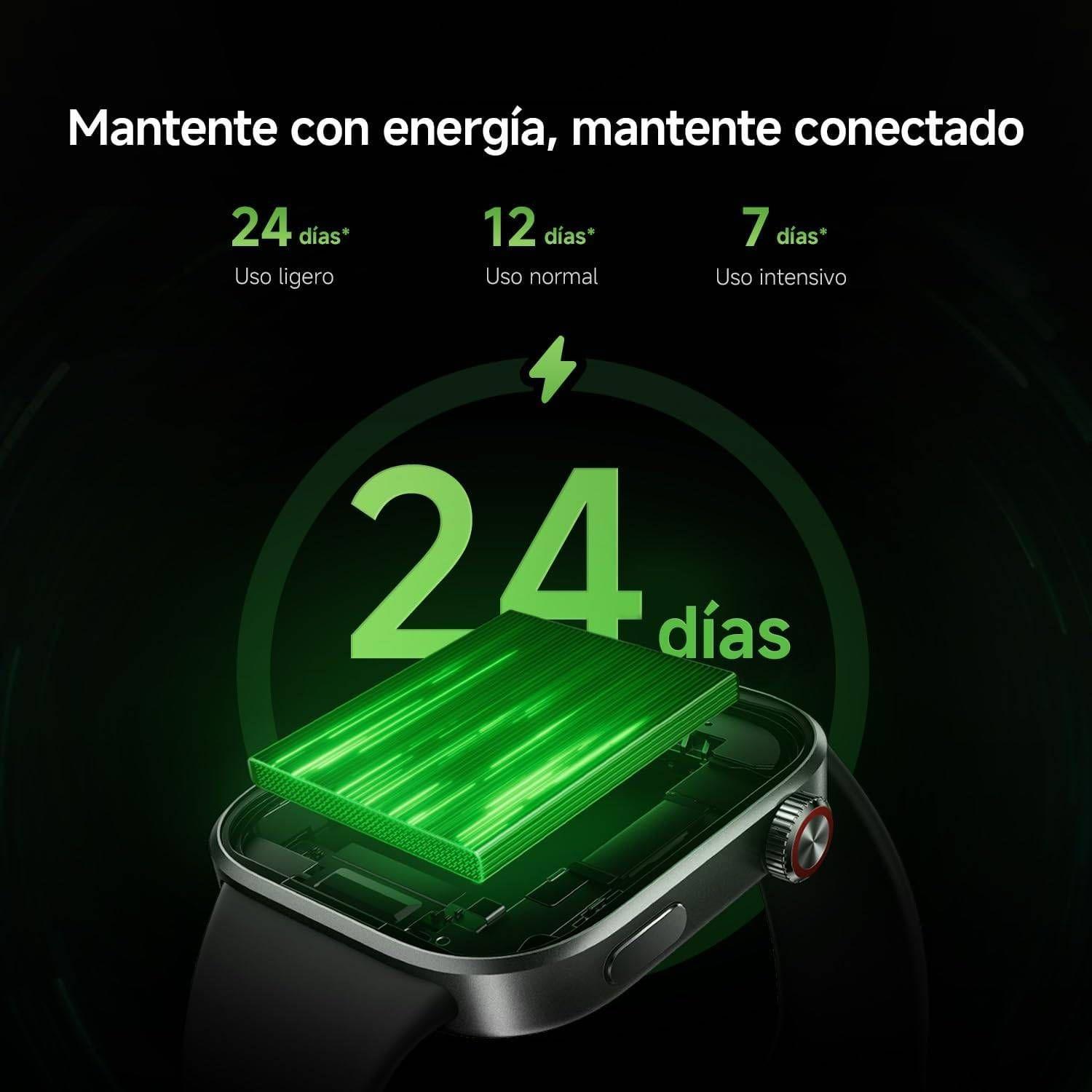 Smartwatch XIAOMI Redmi Watch 6 (AMOLED 2,07" - GPS - Azul Glaciar) — miniatura 6