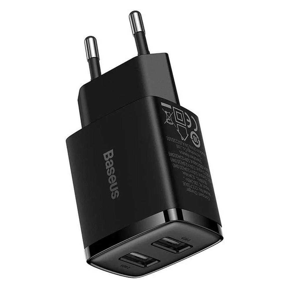 Carregador BASEUS Compact 2U (Preto) — miniatura 4