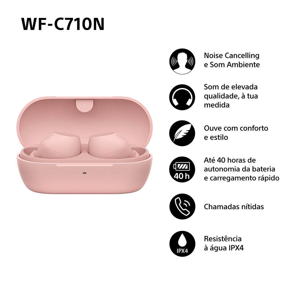 Auscultadores SONY WF-C710NP (Binaural - Sem fios - Intra-auditivo - Rosa), miniatura 4