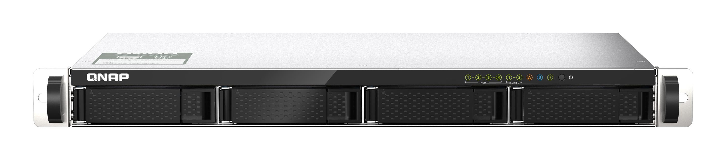 NAS QNAP TS-435XeU-4G (4 GB - 4 baias - Preto e Cinzento)