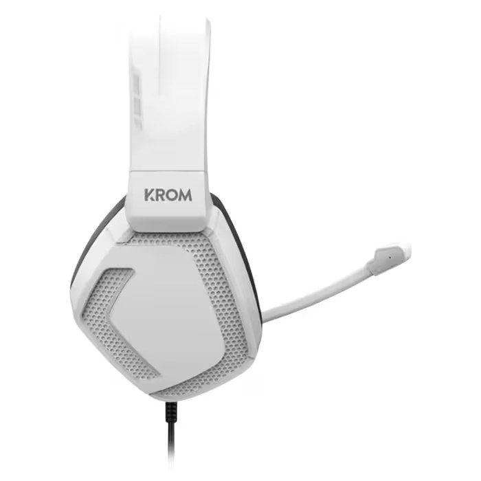 Headset Gaming KROM Kopa Pro (Binaural - Com fios - Circum-aural - Branco), miniatura 3