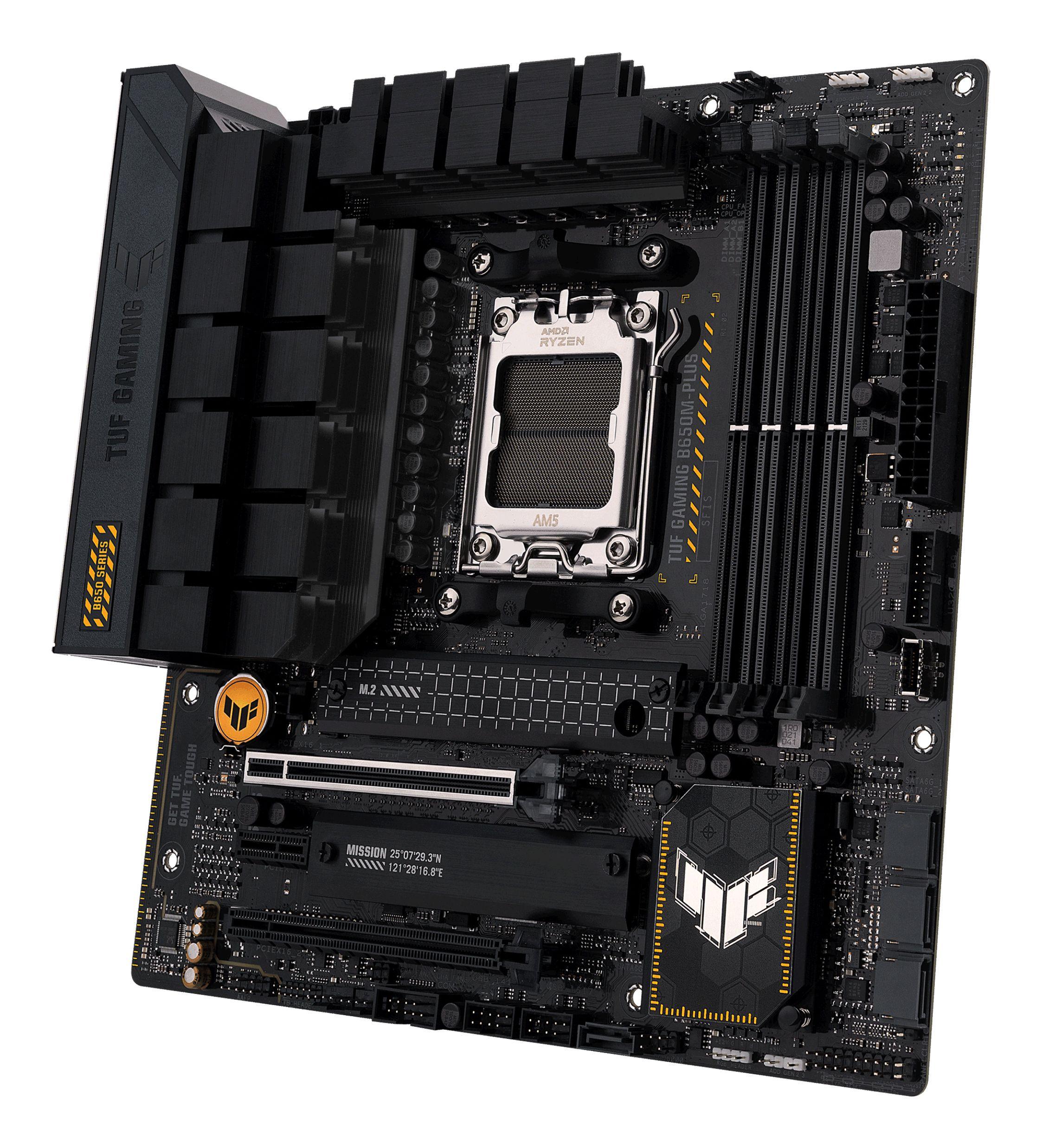 Motherboard ASUS TUF GAMING B650M-PLUS (AM5 - AMD Ryzen 7000 Series - micro-ATX) — miniatura 3
