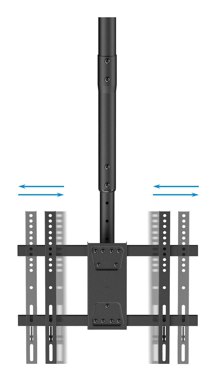 Suporte de Teto TV TOOQ LPCE1175TSLI-B (32-75" - VESA 400x400 - Preto) — miniatura 3